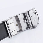 Men's Versatile PU Leather Automatic Buckle Belt