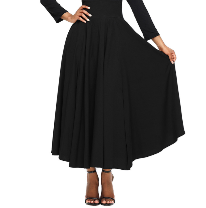 Women's Mini Pleated Skirt ILLUSION CO Black XL