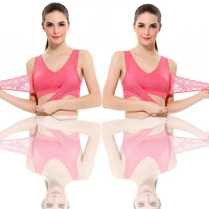 Womens Padded Push Up Yoga Sports Bra