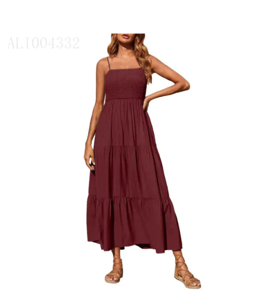 Multi Layer Chiffon Swing Dress Women