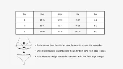 Women's Two Tone Backless Deep V Bikini Swimsuit