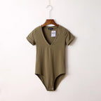 Women's Sexy Cross V Neck Slim Fit Short Jumpsuit for Women