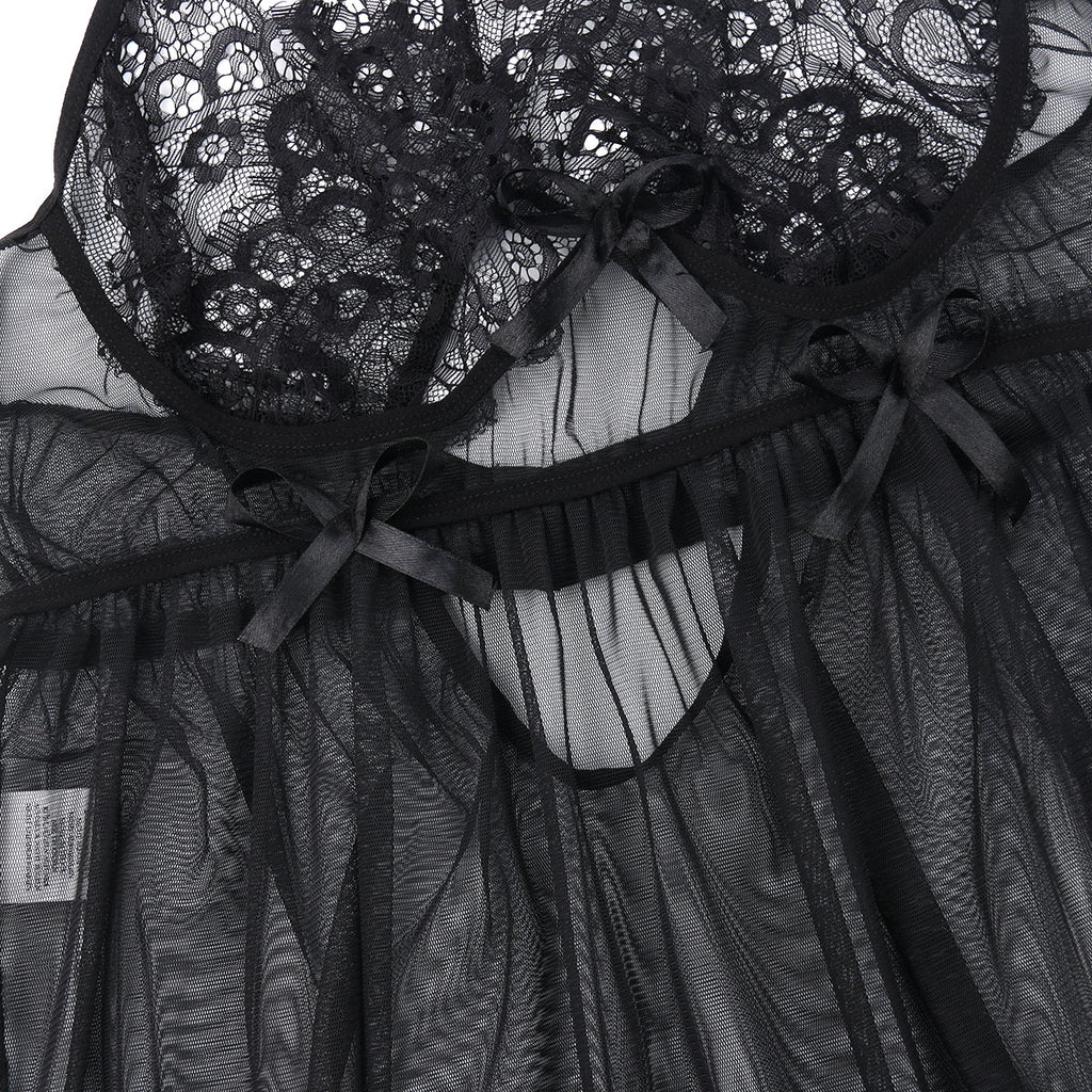 Women's Lace Lingerie Nightgown