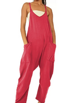 Women's Zipper Pocket Jumpsuit