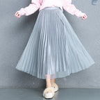 Women's Pleated Tulle Skirt