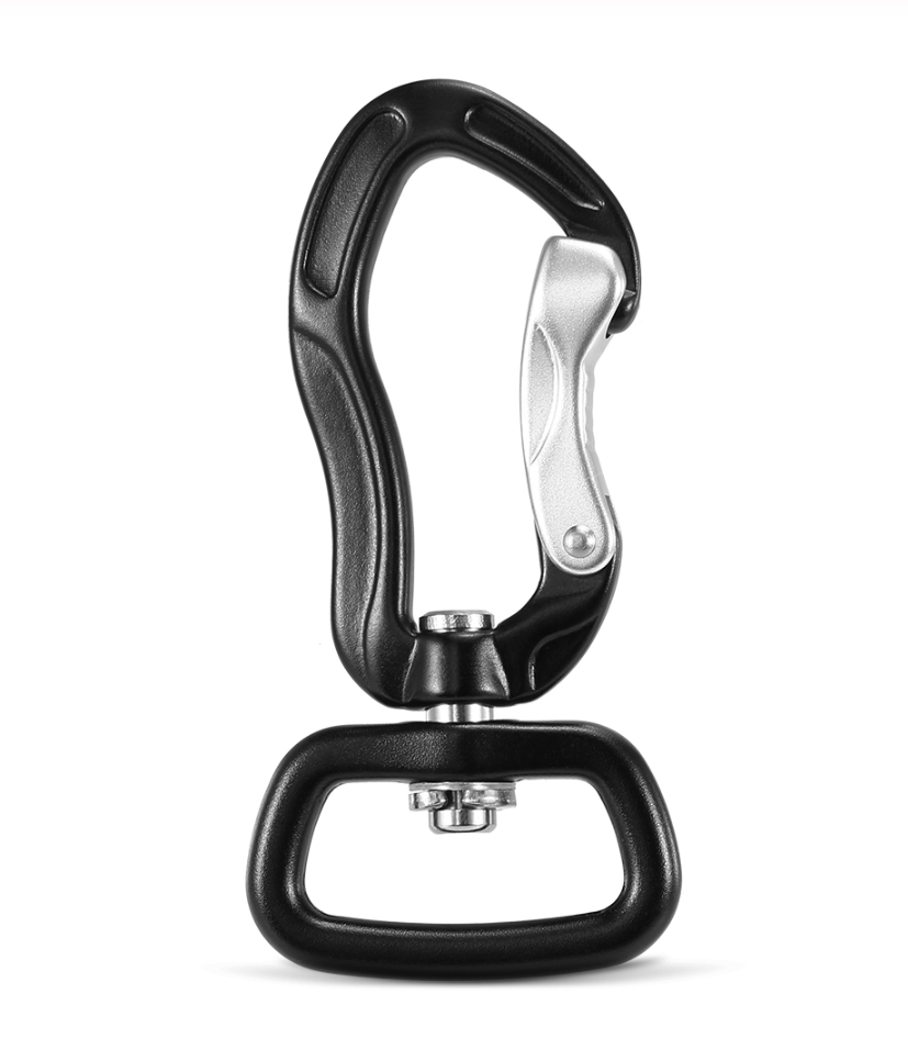 Aluminum Climbing Carabiner with Strap Hook ILLUSION CO