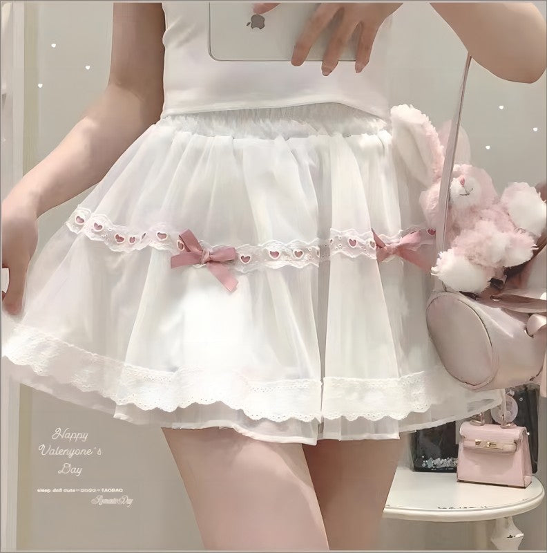 Women's Lace Ribbon Skirt