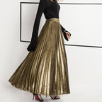 Women's Pleated Maxi Skirt