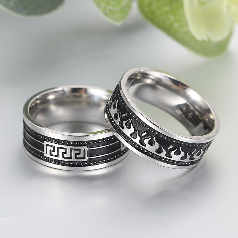 Men's Titanium Steel Ring