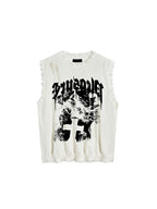 Men's Streetwear Off Shoulder Tank Top