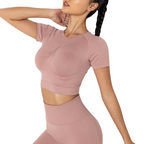 Women's Seamless Knitted Sports Tops