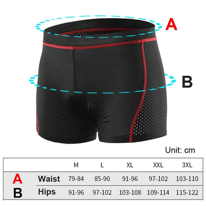 Breathable Cycling Shorts Unisex