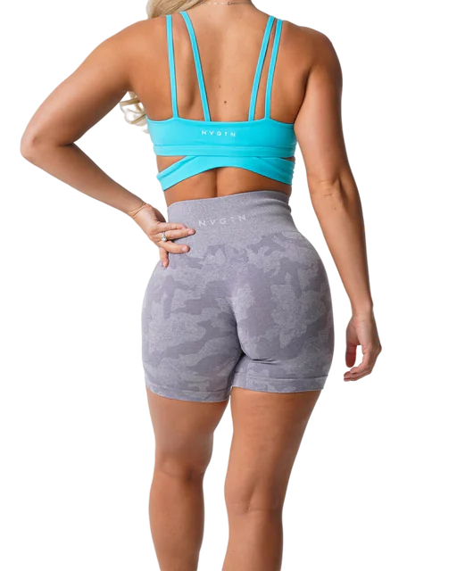 Women's Camo Seamless Activewear Yoga Shorts