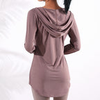Women's Casual Loose Lightweight Sports Tops Women's Activewear Tops Unbranded Coffee M
