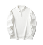 Men's Japanese Style Fall Winter Polo Shirt with Collar