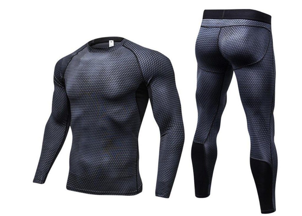 Men's Compression Top & Bottom Set
