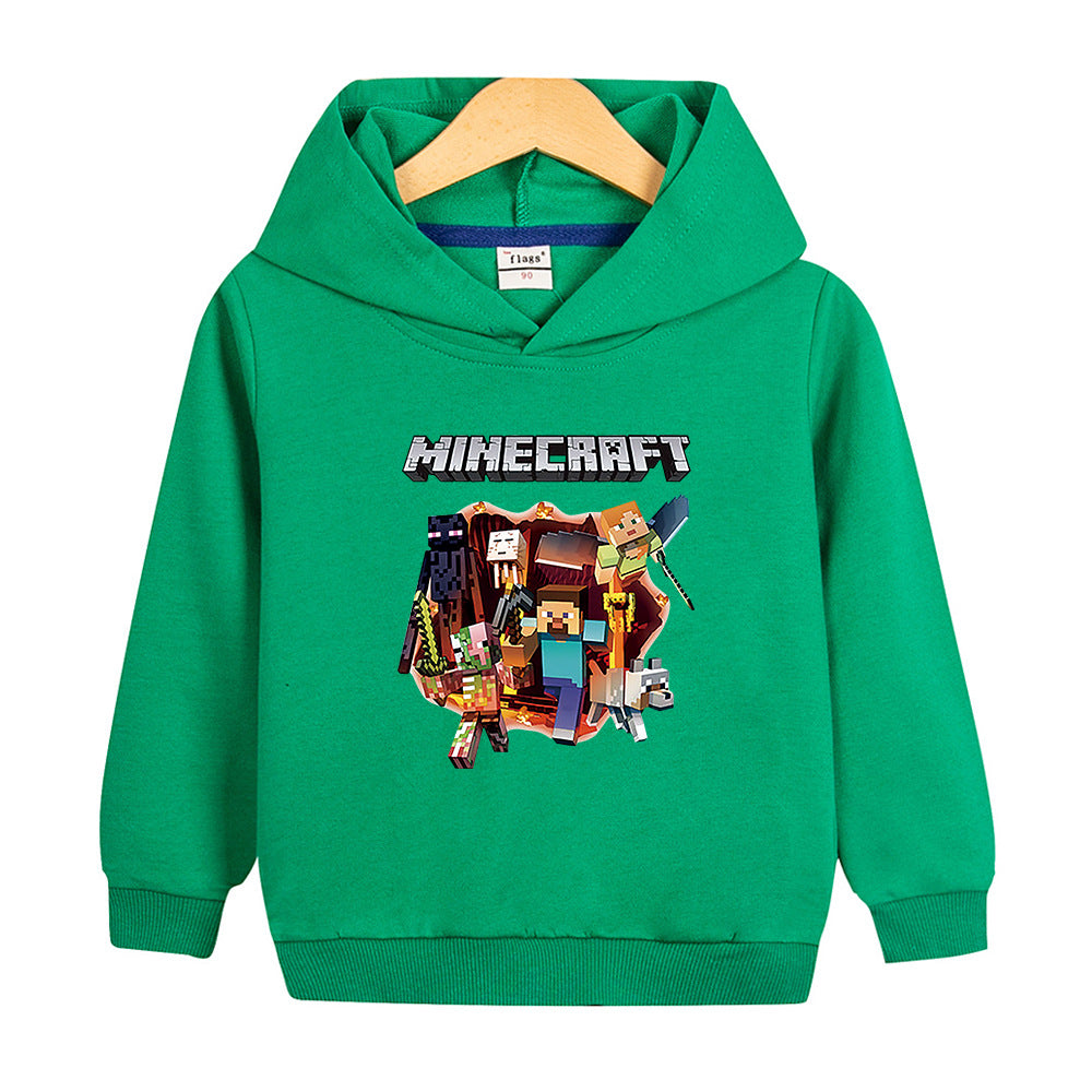 Boys Hooded Sweatshirts - Pure Cotton Casual Tops