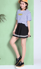 Women's Pleated Midi A Line Half Skirt