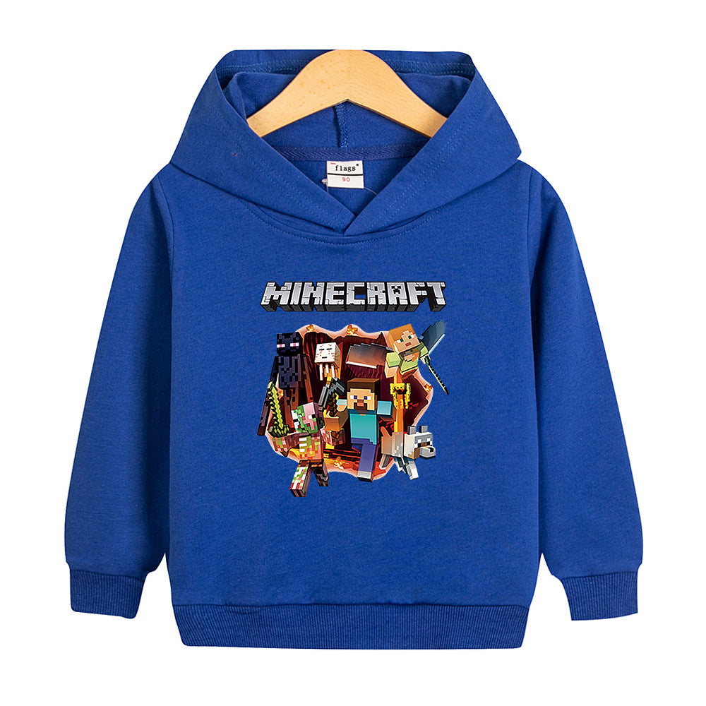 Boys Hooded Sweatshirts - Pure Cotton Casual Tops