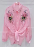 Women's 3D Floral Sunscreen Shirt