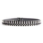 Men's Punk Style Studded Bullet Belt