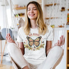 Women's 90s Graphic Smile Letter T Shirt