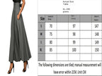 Women's Long A Line Skirt With Bow