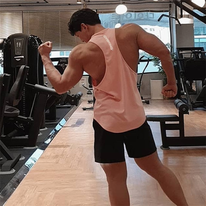 Men's Sleeveless Gym Workout Fitness Vest Tops