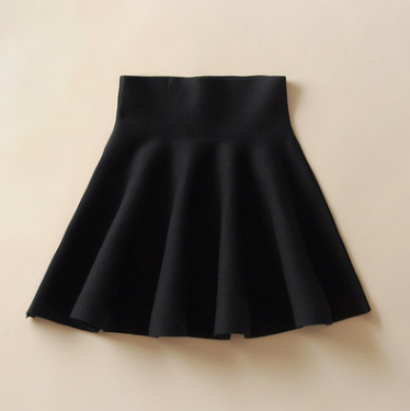 Women's Knitted Under Midi Skirt Women's Skirt Unbranded Black One Size
