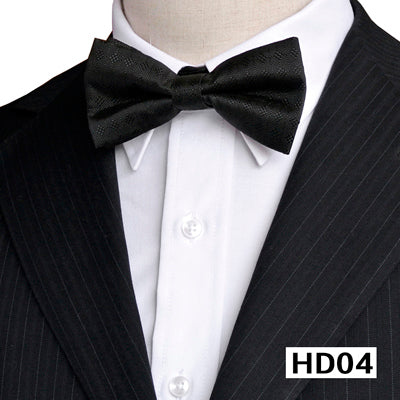 Men's Solid Color Silk Bow Tie