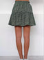 Women's Floral A line Beach Printed Mini Skirt