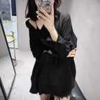 Women's Casual Tie Shirt