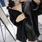 Women's Casual Tie Shirt