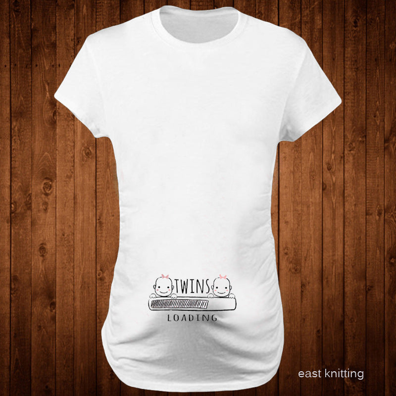 Women's Maternity Comfort Short Sleeve T Shirt