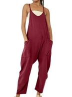 Women's Zipper Pocket Jumpsuit
