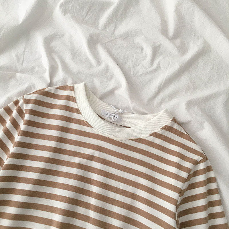 Women's Striped Short Sleeve T Shirt
