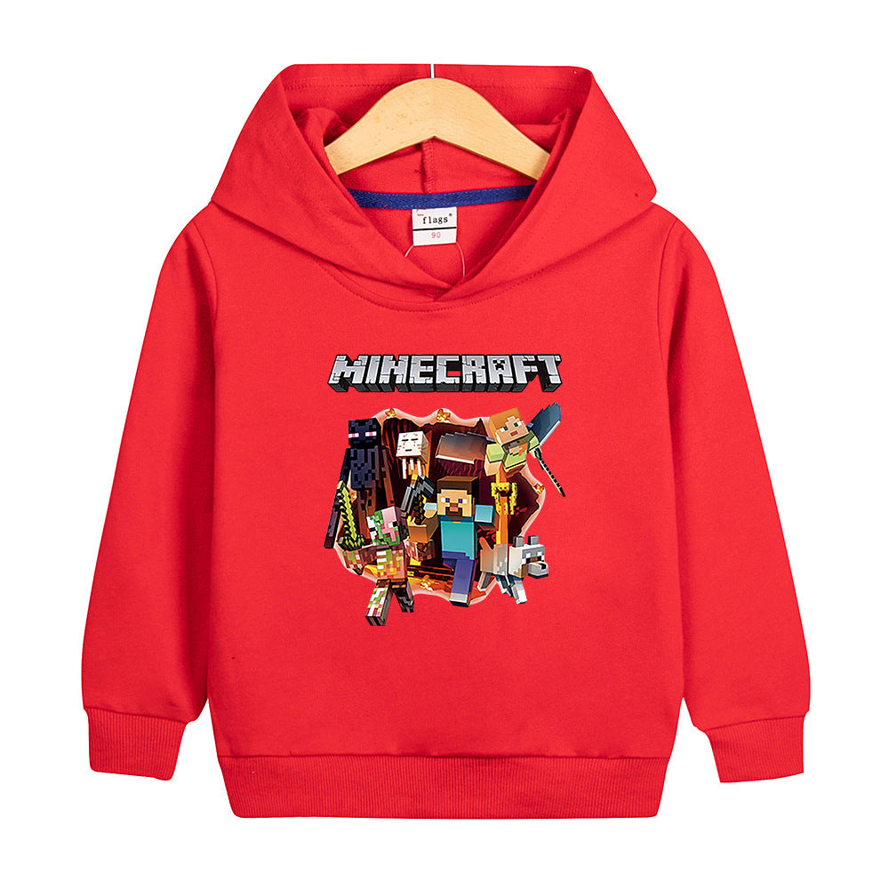Boys Hooded Sweatshirts - Pure Cotton Casual Tops