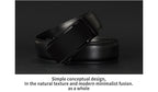Men's Genuine Leather Automatic Buckle Belt Men's Belt Unbranded