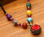 Long Sweater Necklace with Versatile Beads
