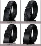Men's Premium Leather Belt with Automatic Buckle