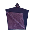 Woolen Loose Cape Tops Unisex ILLUSION CO Purple Free size