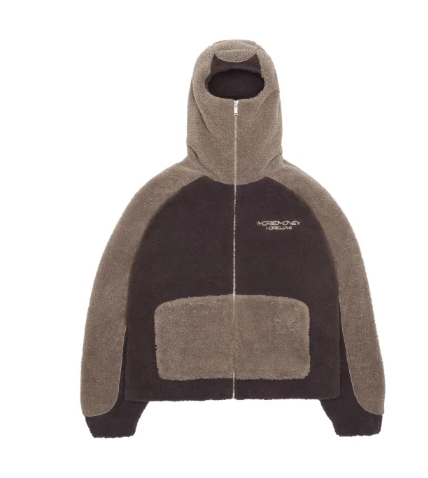 Lambswool Warm Hoodie Unisex Unisex Hoodie Unbranded Brown M