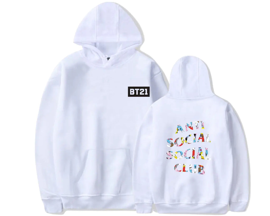 Unisex BTS Cartoon Style Hoodie And Merchandise Hoodie