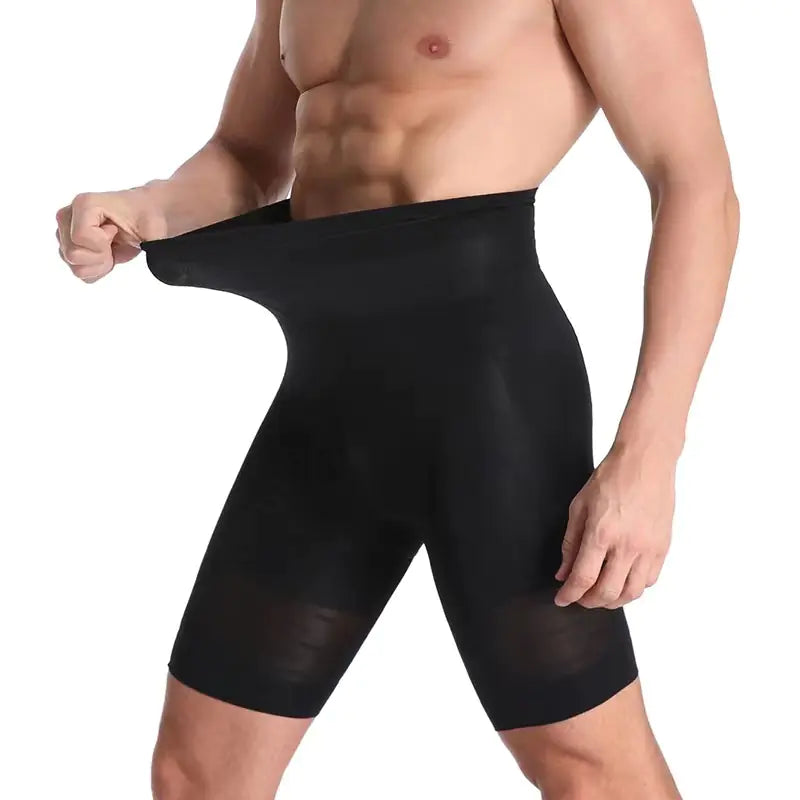 Men's High Waisted Compression Shorts For Sports Secondary image
