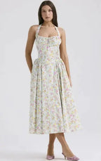 Women's Halter Lace Dress