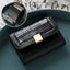 Simple Women's Small Fashion Card Bag with Buckle Wallet