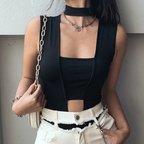Women's Y2K O Neck T Shirt Jumpsuit for Women Summer Fashion