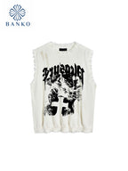 Men's Streetwear Off Shoulder Tank Top