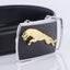 Men's Versatile PU Leather Automatic Buckle Belt Men's Belt Unbranded 001 110cm