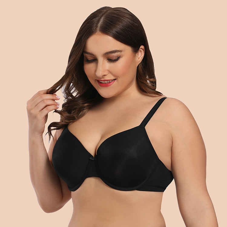 Women's Plus Size Silk Bra Women's Bras Unbranded Black 95I